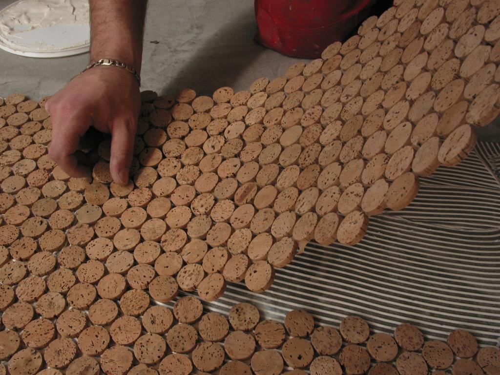 idee per tappeti in sughero