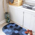 tappeto realizzato con vecchi jeans, foto di design