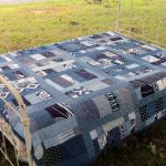 idee per tappeti realizzati con vecchi jeans