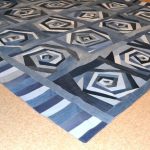 Tappeto fai da te con foto di design di vecchi jeans