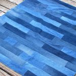 tappeto da vecchi jeans con le tue mani idee arredamento