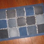 tappeto da vecchi jeans con le tue mani opzioni foto
