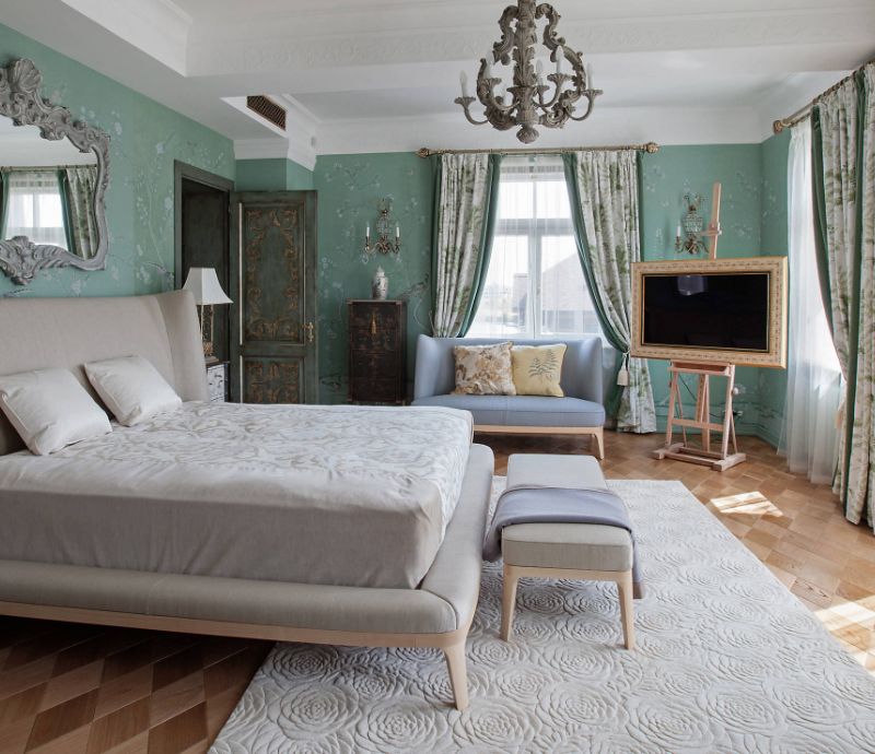 tappeti classici da comodino per il design della camera da letto