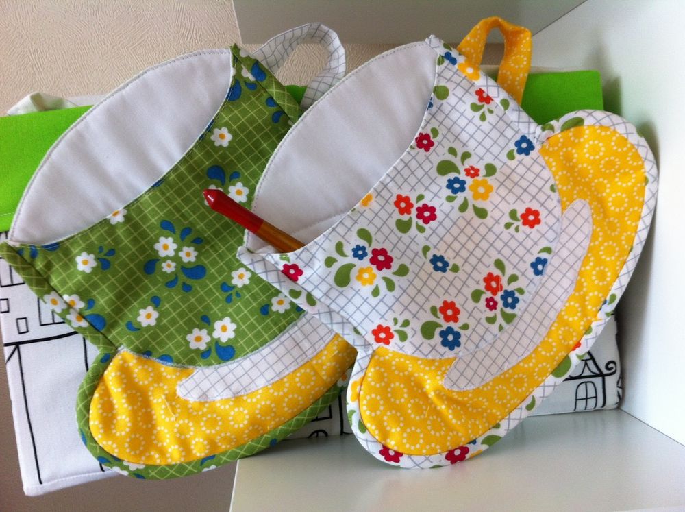 presine da cucina da ritagli di tessuto idee
