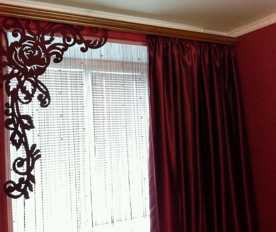 lambrequin per camera da letto