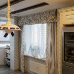 foto di lambrequins per l'arredamento della cucina