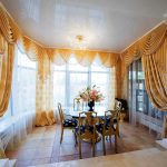 idee per interni cucina con mantellina