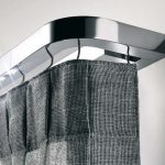 foto di decorazioni con aste per tende in metallo