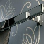 foto di design di aste per tende in metallo