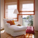 idee di design per tende arancioni