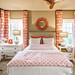 idee per decorazioni con tende arancioni