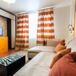 idee di design per tende arancioni
