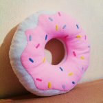 foto di design a forma di ciambella a cuscino
