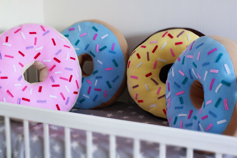 idee per foto fai da te di ciambelle a forma di cuscino
