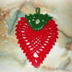 idee di design per presine a forma di fragola