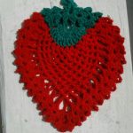 idee per sottopentola a forma di fragola foto