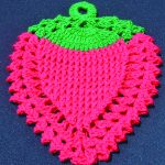 come realizzare un sottopentola a forma di fragola