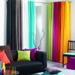 foto di design di tende arcobaleno