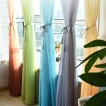foto di design di tende arcobaleno