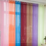 foto di design di tende arcobaleno