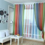 idee per decorazioni con tende arcobaleno