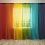 idee di design per tende arcobaleno