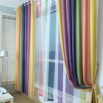 design di tende arcobaleno