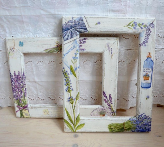 cornice per foto decoupage