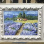 cornice realizzata con materiali di scarto