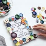 idee per cornici da materiali di scarto