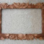 cornice per foto realizzata con materiali di scarto, design fotografico