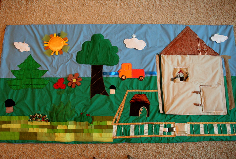 tappeto di sviluppo per bambini foto di design