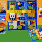 tappeto di sviluppo per bambini con le proprie mani foto