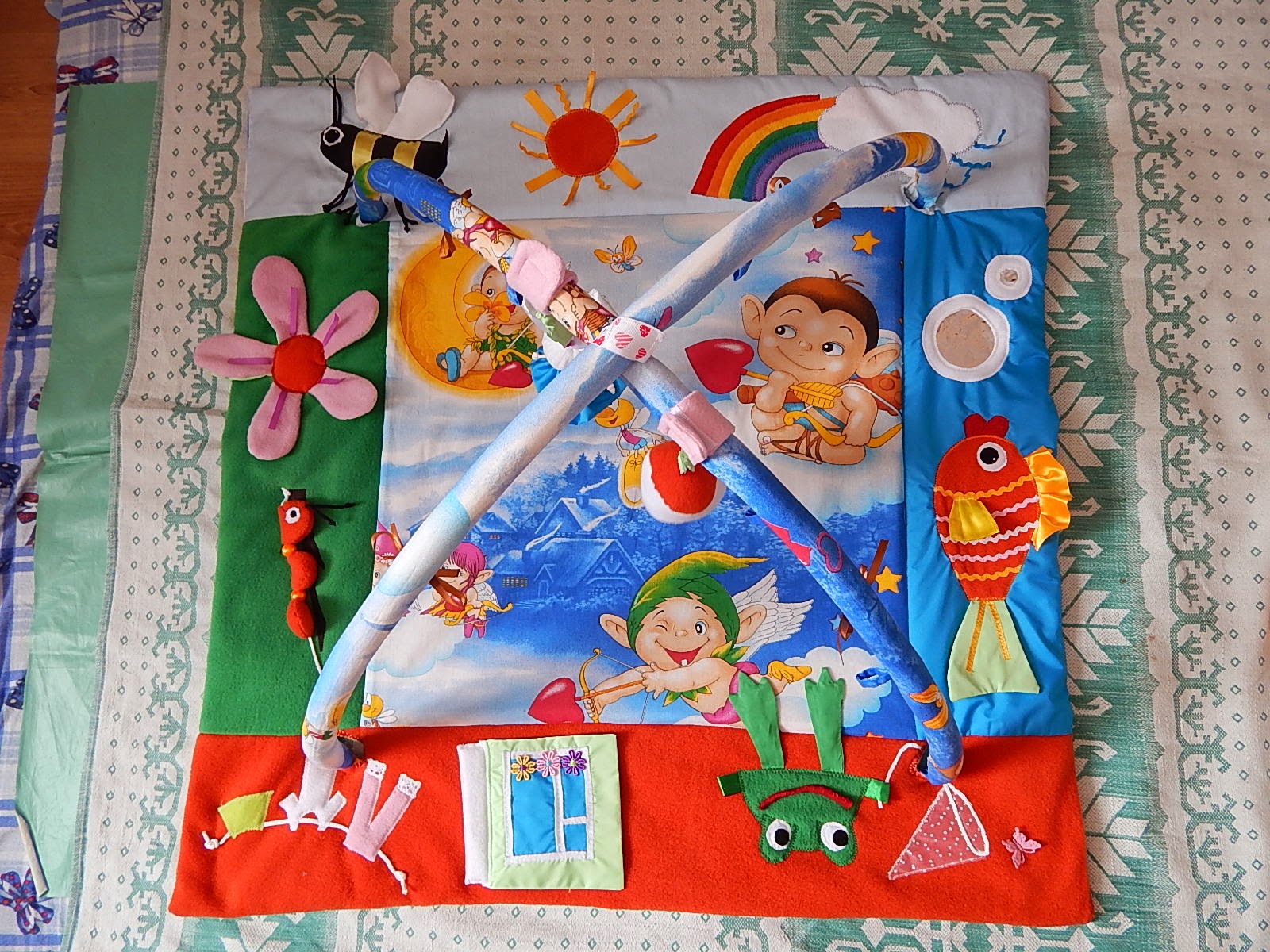 tappeto di sviluppo per bambini