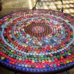 tappeto a forma di tappo di birra