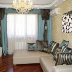 idee per tende su cornicione del soffitto