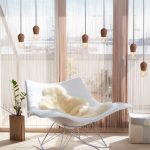 foto di design di tende beige