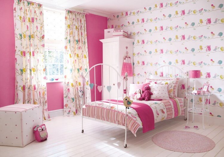 tende per la cameretta di una bambina, foto di decorazioni