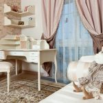 idee per tende per la decorazione della cameretta di una bambina
