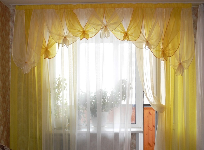 tende in voile con mantelline