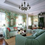 idee di design per tende su cornicione del soffitto