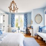 idee di design per tende blu