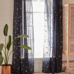 decorazione tende blu