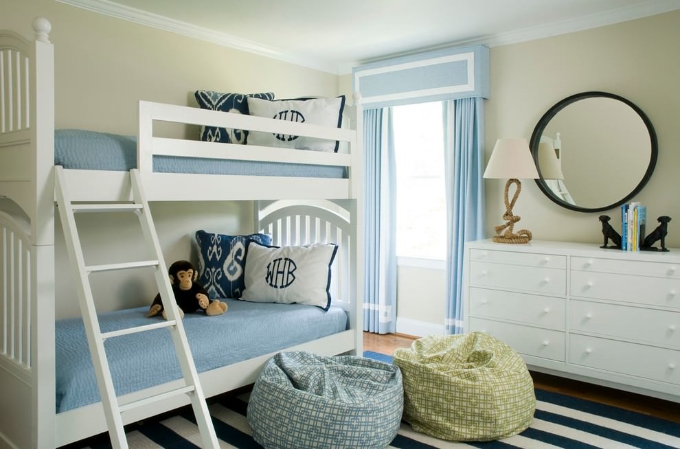 idee per tende per la decorazione della cameretta di un bambino