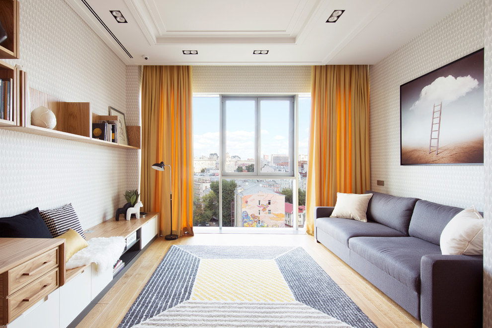idee per decorazioni con tende gialle