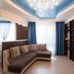 foto di design di tende blu