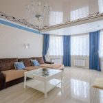 foto di design di tende blu