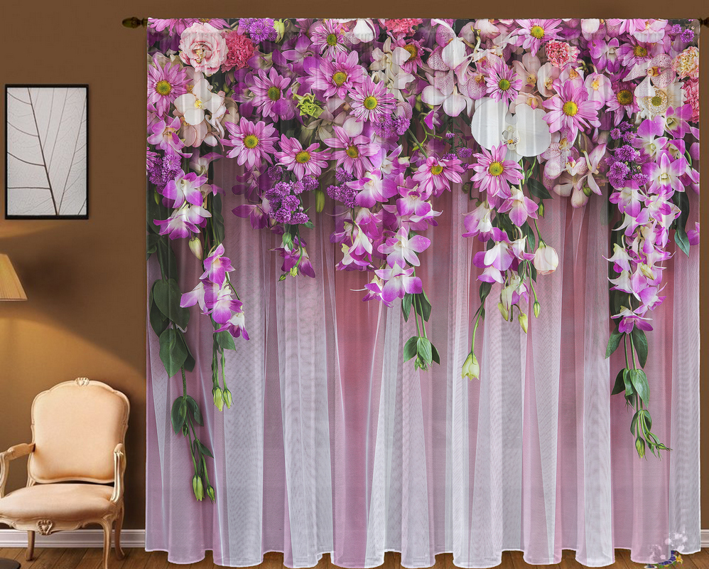 paraocchi arcobaleno con fiori