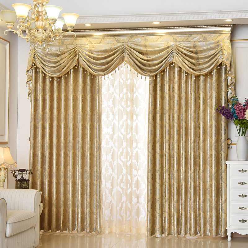 tende dorate con tulle