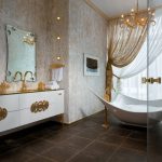 idee di design per tende dorate